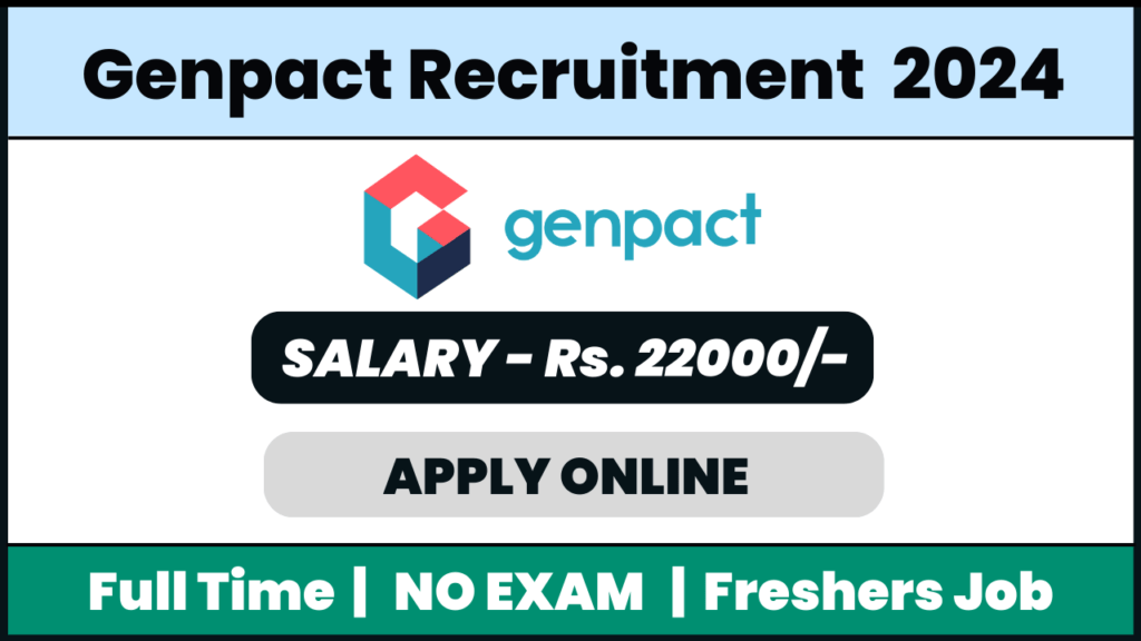 Genpact Recruitment 2024: Customer service