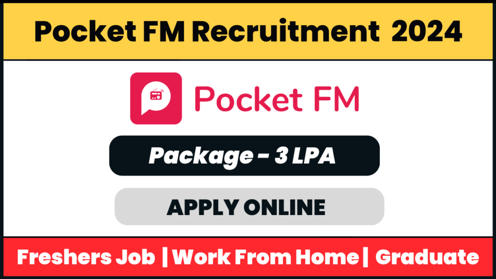 PocketFM Recruitment 2024: Acquisition Editor