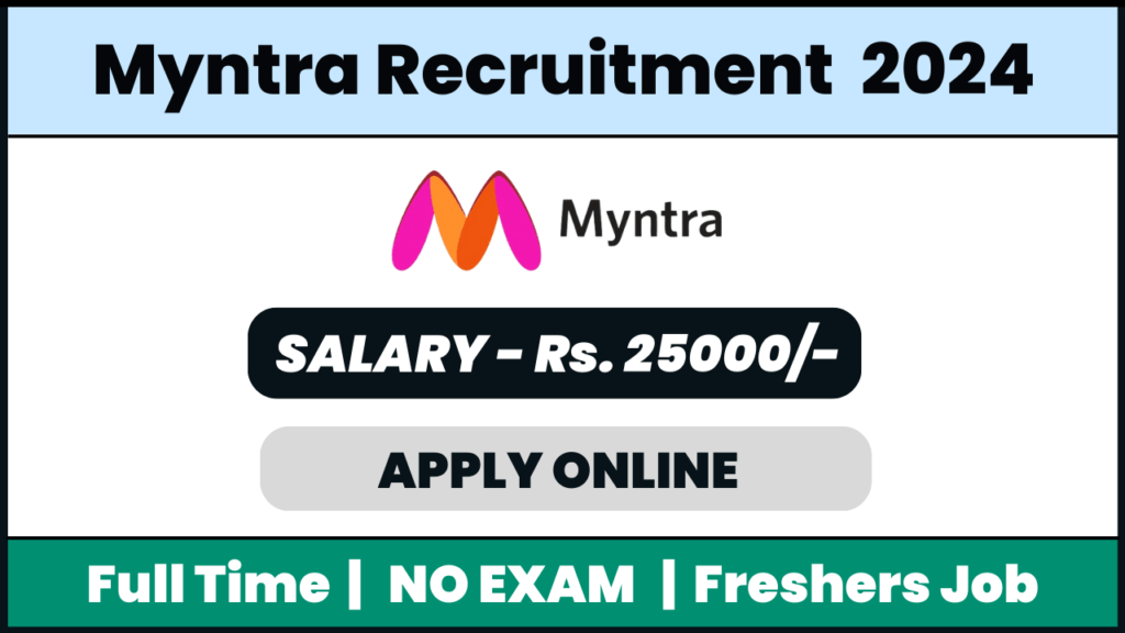 Myntra Recruitment 2024: Customer Care Executive 