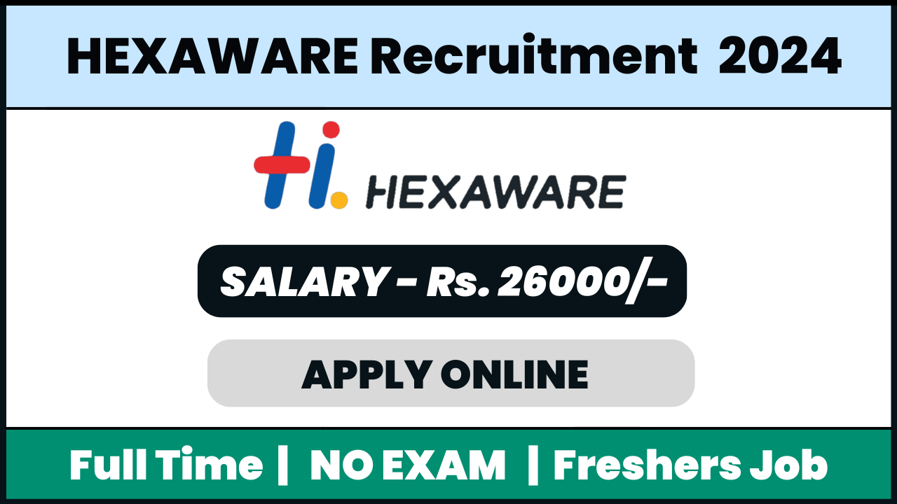 Hexaware Recruitment 2024: Sales Executive