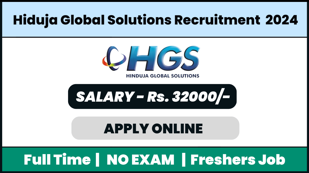 Hinduja Global Solutions Recruitment 2024: Sales Associate