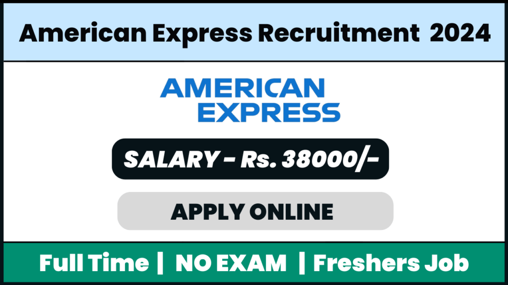 American Express Recruitment 2024: Sales Representative