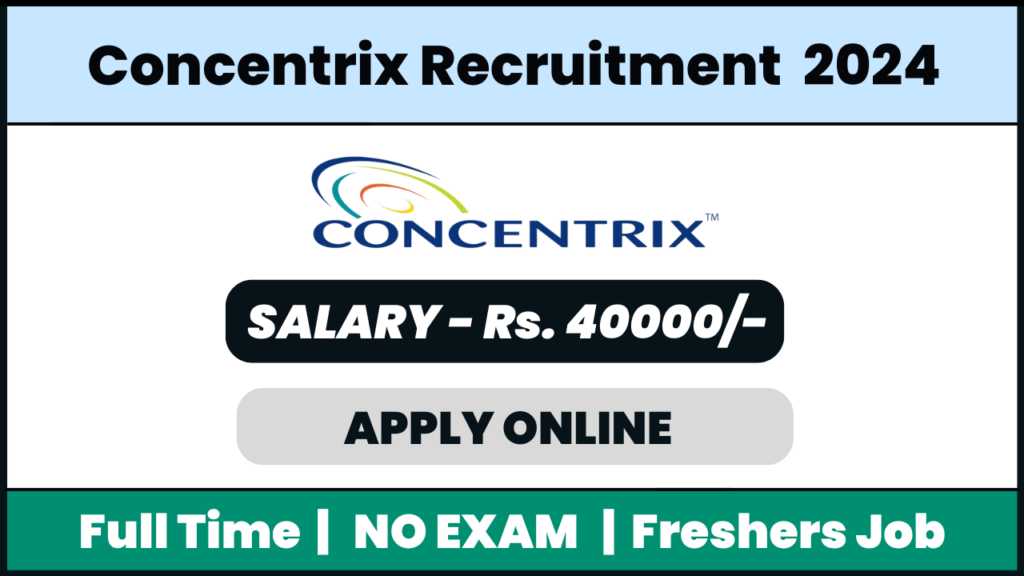 Concentrix Recruitment 2024: Customer Care Executive 
