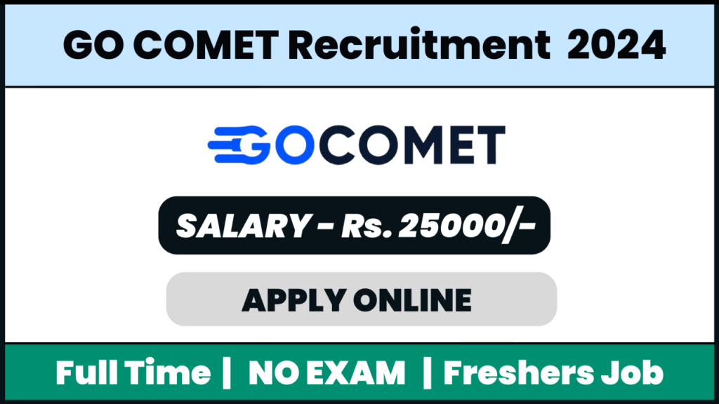 Go Comet Recruitment 2024: Customer Experience Associae