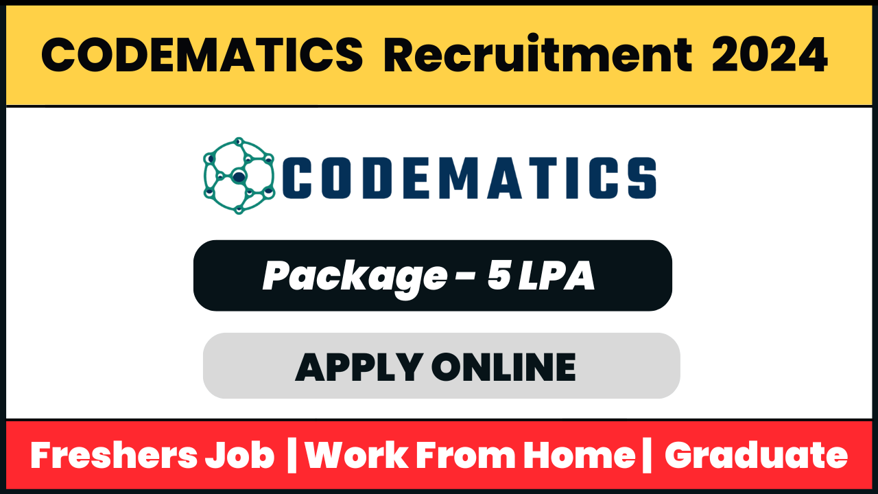 Codematics Recruitment 2024: Corporate Sales Executive