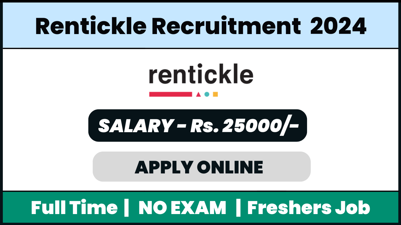 Rentickle Recruitment 2024: Customer Support Executive/Fresher