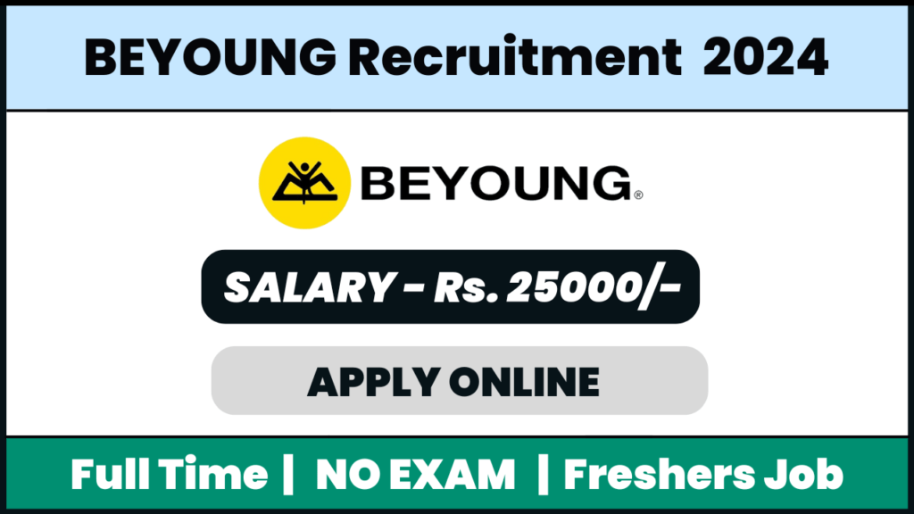 Beyoung Recruitment 2024: Customer Support Executive