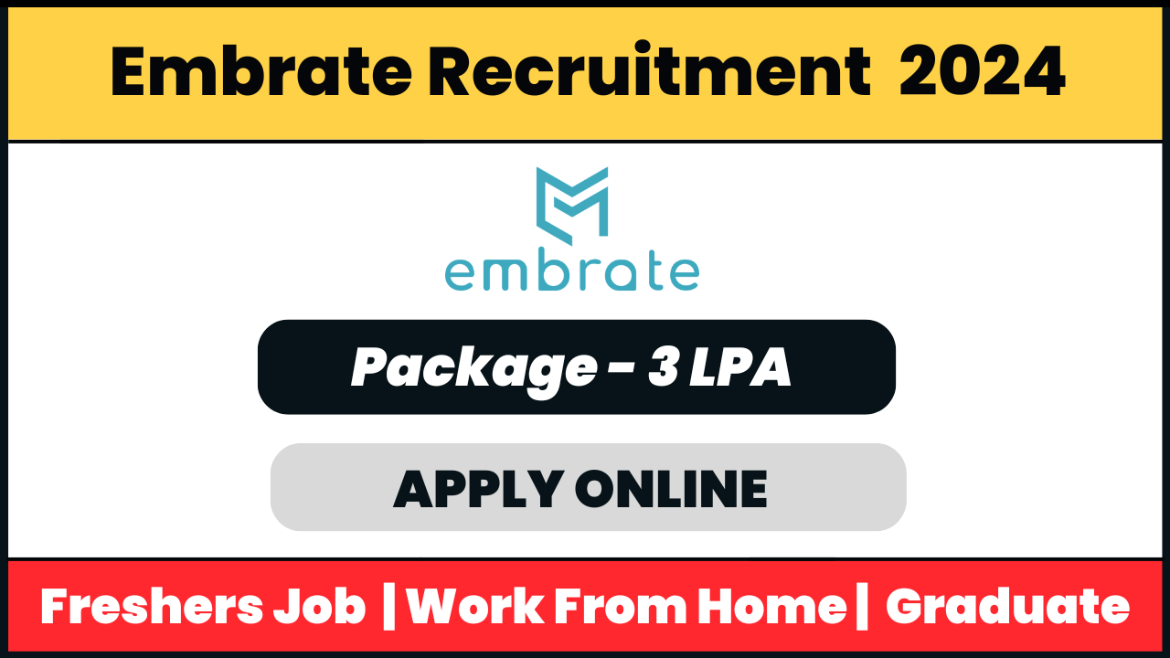 Embrate Recruitment 2024: Client Support Specialist