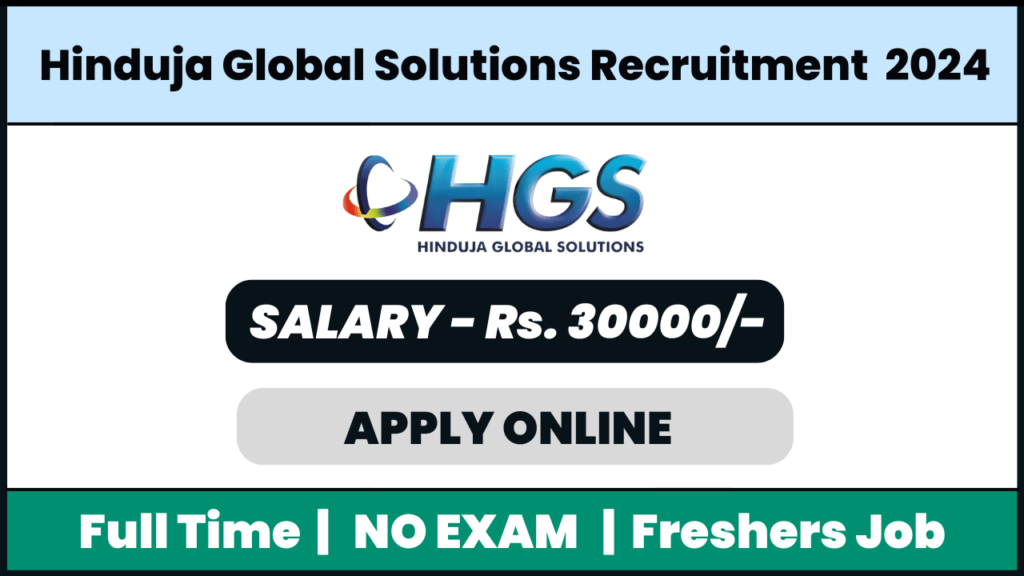 Hinduja Global Solutions Recruitment 2024: Sales Associate (Thane)