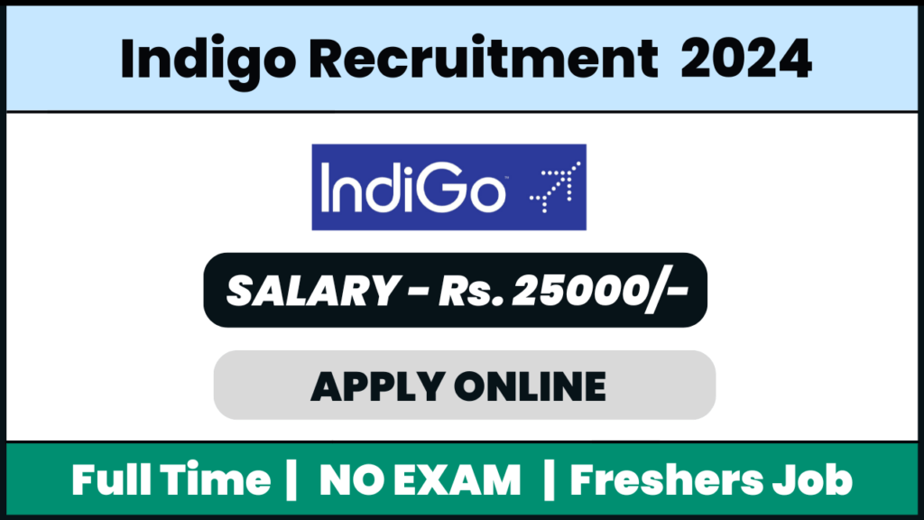 Indigo Recruitment 2024: AO&CS Customer Service