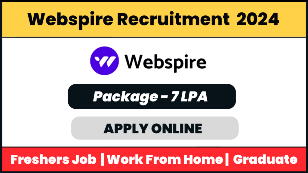 Webspire Recruitment 2024: Customer-Care Executive