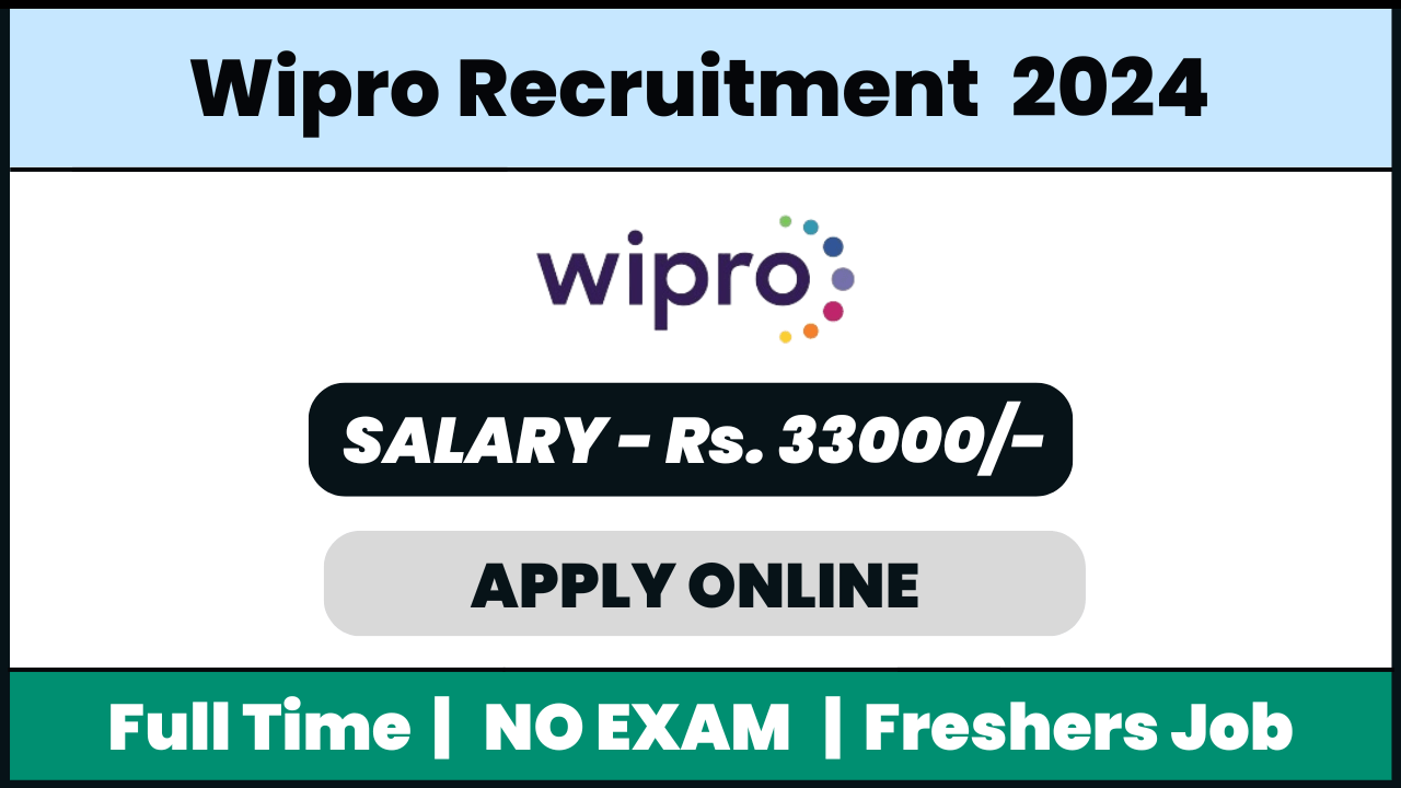 Wipro Recruitment 2024: Customer Service Executive - Fluent English Required