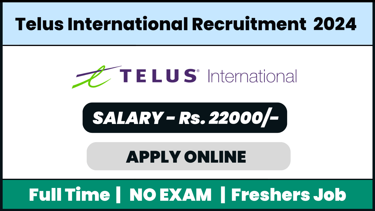 Telus International Recruitment 2024: Sales Executive