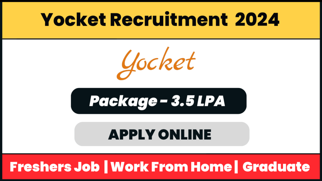 Yocket Recruitment 2024: Telecaller Fresher Job