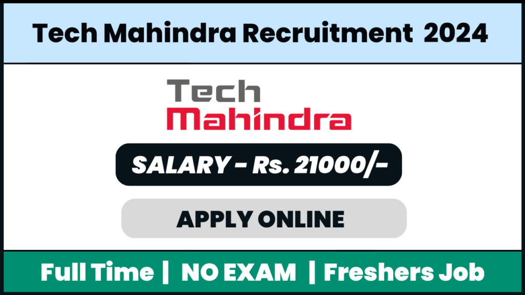 Tech Mahindra Recruitment 2024: Customer Success Job