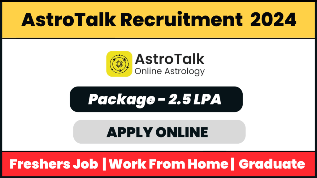 AstroTalk Recruitment 2024: Telecalling Associate Job Role