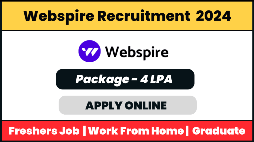 Webspire Recruitment 2024: Telecalling Executive Fresher Job (Part time/Remote)