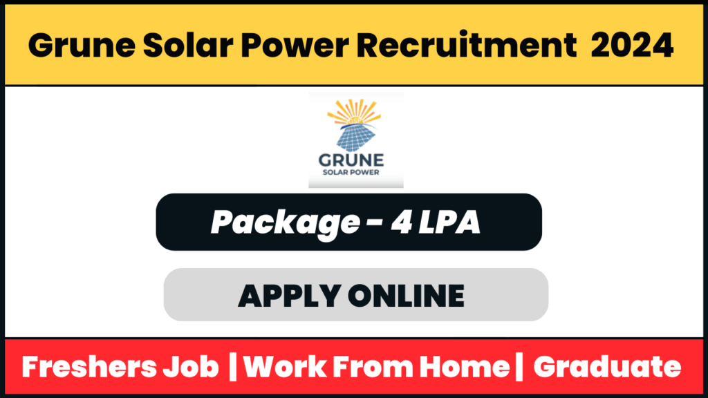 Grune Solar Power Recruitment 2024: Business Development Associate