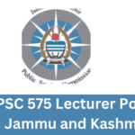 JKPSC Lecturer
